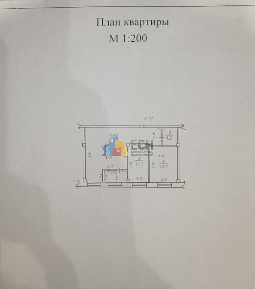 Продажа 3 комнатной квартиры, 76.5 м2, 300004, обл. Тульская, г. Тула, ул. Щегловская засека, д. 30 12