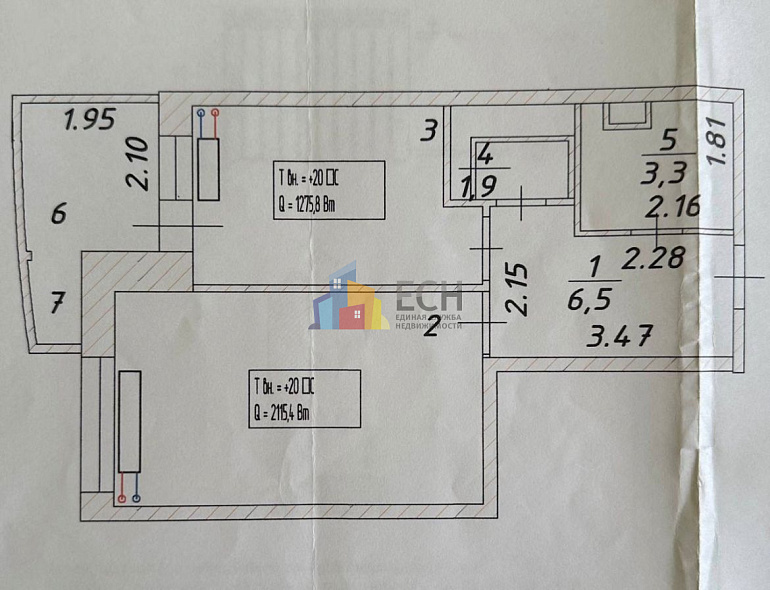 Продажа 1 комнатной квартиры, 41 м2, 300036, обл. Тульская, г. Тула, ул. Санаторная, д. 9б 12