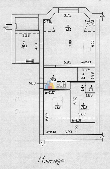 Многокомнатная квартира, 233 м2, обл. Тульская, г. Тула, проспект Ленина, 52Б 11