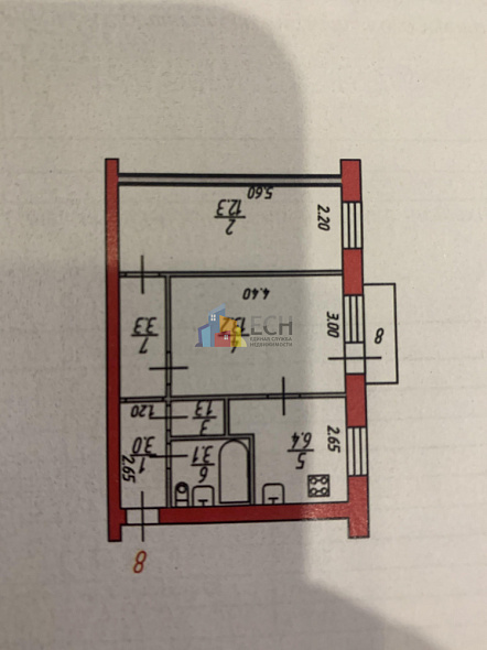 Продажа 2 комнатной квартиры, 43 м2, 300012, обл. Тульская, г. Тула, ул. Сурикова, д. 11 8